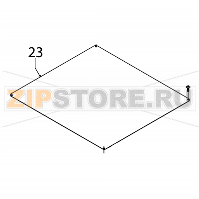 Superior de cubierta Fagor ECO-200 Superior de cubierta Fagor ECO-200Запчасть на деталировке под номером: 23Название запчасти Fagor на английском языке: Superior de cubierta ECO-200.