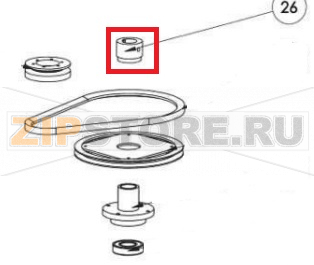 Fermo Albero Rinvio Sigma SL 80    Fermo Albero Rinvio Sigma SL 80Запчасть на сборочном чертеже под номером: 26Название запчасти Sigma на итальянском языке: Fermo Albero Rinvio Sigma SL 80
