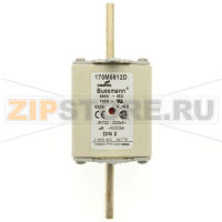 Предохранитель, 800 A, AC 690 В, 200 кА, DIN 2, aR, DIN, IEC Eaton FUSE 800A 690V aR DIN 2 HSDNH