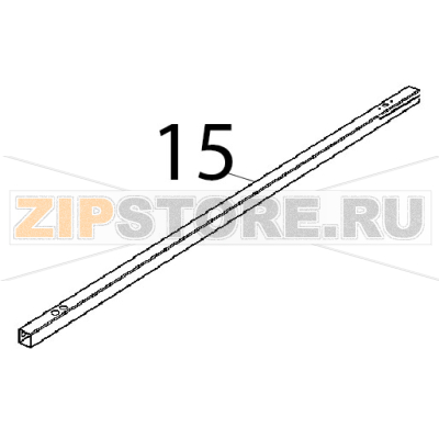 Bakerlux cheflux door lower listel Unox XB 895 Bakerlux cheflux door lower listel Unox XB 895Запчасть на деталировке под номером: 15