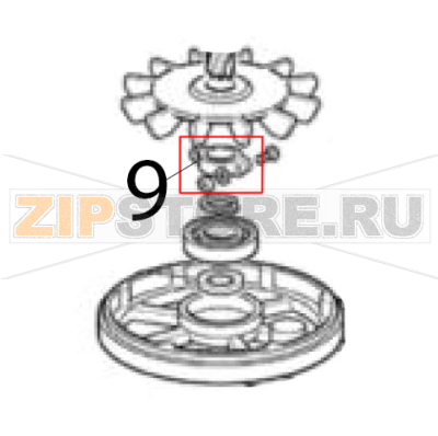 Fascetta Scotsman MF 46 WS Fascetta Scotsman MF 46 WSЗапчасть на деталировке под номером: 9