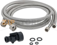 KIT STAINLESS STEEL HOSES AND VALVE