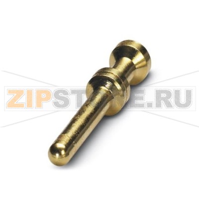 Механически обработанный обжимной контакт 2 Phoenix Contact CK2,5-ED-4,00ST AU 5er, штыревой, отдельный, сечение 4,00 мм², позолоченный.Минимальный заказ: 100 шт.Упаковка: 100 шт.