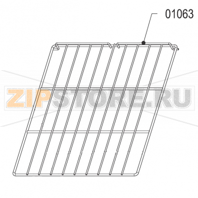 Oven grid Tecnoinox PPF70E7 Oven grid Tecnoinox PPF70E7Запчасть на деталировке под номером: 01063Название запчасти Tecnoinox на английском языке: Oven grid Tecnoinox PPF70E7