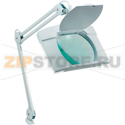 Лампа настольная с лупой 2х9 Вт, Ø: 190х155 мм, коэфф. увеличения: 1.75х Toolcraft 824601 