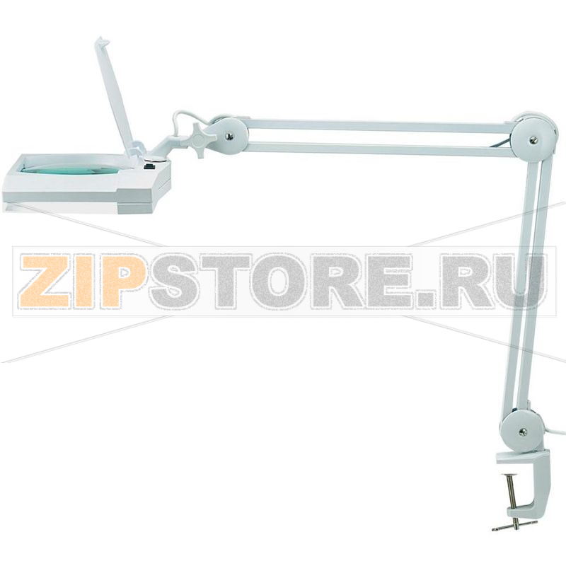 Лампа настольная с лупой 2х9 Вт, Ø: 190х155 мм, коэфф. увеличения: 1.75х Toolcraft 824601 