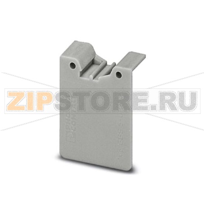 Держатель маркировочных табличек Phoenix Contact GBS 5-UKK для клеммных модулей, используемых вместе с перегородками TS-KK 3, в комплекте с ZB 5, цвет: серый.Минимальный заказ: 100 шт.Упаковка: 100 шт.