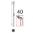 Impugnatura maniglia Unox XBC 404