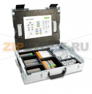 Набор клемм для монтажа на DIN-рейку; L-BOXX® 102; Серии 20xx, 21xx, 22xx Wago 821-154 