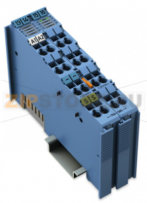 2-канальный аналоговый выход; 0 – 20 мА; Искробезопасный; синие Wago 750-585 Модуль аналогового вывода передает искробезопасные сигналы 0 - 20 мА в опасной зоне 1.Система WAGO-I/O-SYSTEM 750 должна устанавливаться в зоне 2 или в безопасной зоне.Питание подается от силовых контактов-перемычек.Выходы оснащены защитой от короткого замыкания.Светодиодные индикаторы:Зеленый светодиодный индикатор (статус выхода)...