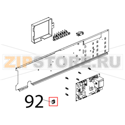 Morsett. a pettine Unox XBC 404 Morsett. a pettine Unox XBC 404Запчасть на деталировке под номером: 92