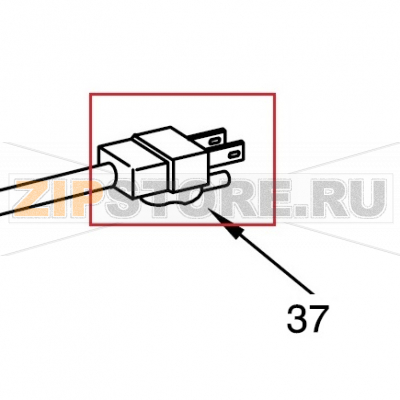 Cord &amp; Plug White International KitchenAid KSM90 Cord & Plug White International KitchenAid KSM90

Запчасть на сборочном чертеже под номером: 37

Название запчасти KitchenAid на английском языке: Cord & Plug White International KitchenAid KSM90