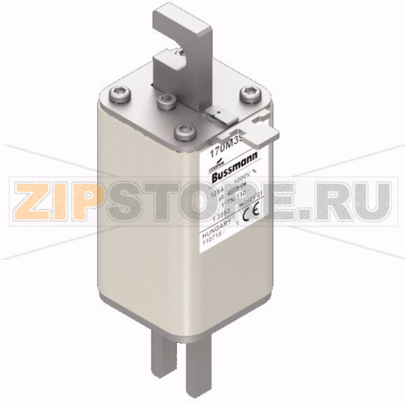 Предохранитель, 125 A, AC 1000 В, 150 кА, DIN 1, 43x61x138 мм, aR, DIN, IEC Eaton FUSE 125A 100 