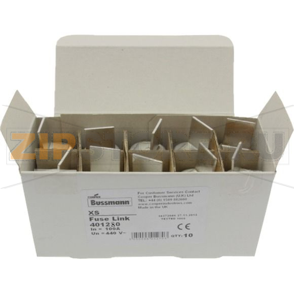 Предохранитель, 50 A, AC 440 В, 80 кА, BS88/F3, 27x80 мм, gL/gG, BS Eaton 50Amp 440V ac OFFSET BL 