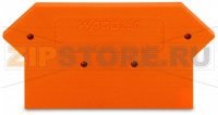 Торцевая и промежуточная пластина; толщиной 2,5 мм; оранжевые Wago 280-331