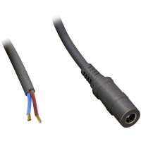 Гнездо низковольтное 2.5 мм, 5.5 мм, 1 м, 1 шт TRU Components TC-2511308