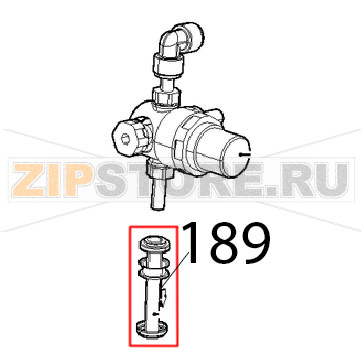 Обратный клапан, Ø8 Ø8 соединение "мама" Unox XBC 615EG Обратный клапан, Ø8 Ø8 соединение "мама" Unox XBC 615EGЗапчасть на деталировке под номером: 189