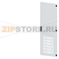 SIVACON, door, on the right, ventilated, IP20, H: 2000 mm, W: 600 mm, RAL 7035, Protection class 1 Siemens 8MF1060-2UT14-1BA2
