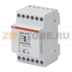 Трансформатор звонковый с защитой от КЗ, TS24/8-12-24 ABB 2CSM228695R0812 