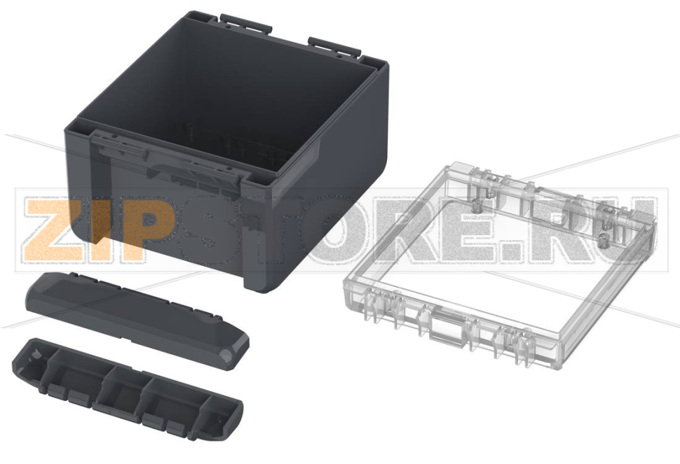 Корпус, 151x125x90 мм, поликарбонат UL 94 V0, прозрачная крышка Bopla B 141309 PC-V0-G 7024 