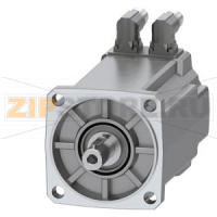 SIMOTICS S-1FK2 HD Серводвигатель М0 = 5 Нм; ПН = 1,45 кВт при NN = 3000 оборотов в минуту (380-480); ПН = 0,79 кВт при нн = 1500 оборотов в минуту (200-240 В); Степень защиты IP65; Вал D19x40 мм с шпонкой; Абсолютный датчик 22-бит + 12-битный Многооборот