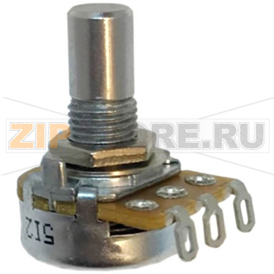 Потенциометр поворотный, моно, 50 мВт, 1 кОм, 1 шт Alpha RV16AF10C1KM 