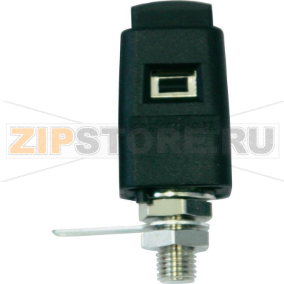 Зажим быстроразъемный 16 А, черный, 1 шт Schützinger SDK 504 / SW 