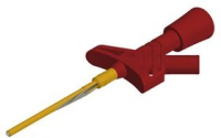 Зажим 100 мм, красный Hirschmann KLEPS 1600 ROT / RED