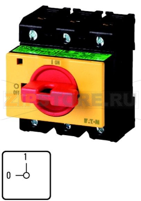 Переключатель вкл/выкл, P3, 100 A, 3-полюсн Eaton P3-100/IVS-RT 