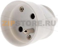 FICHE FEMELLE 10/16A 2 POLES + TERRE