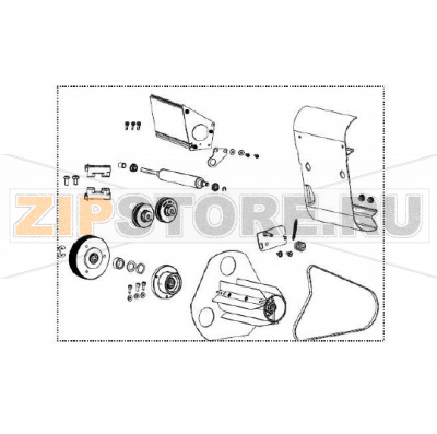 Смотчик этикеток внутренний Zebra ZT510 Смотчик этикеток внутренний Zebra ZT510Запчасть на сборочном чертеже под номером: 2Количество запчастей в устройстве: 1Название запчасти Zebra на английском языке: Media Rewind Upgrade