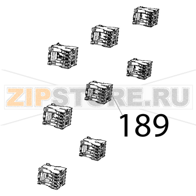 Minicontattore quadripolare 20 A Unox XBC 1005E Minicontattore quadripolare 20 A Unox XBC 1005EЗапчасть на деталировке под номером: 189
