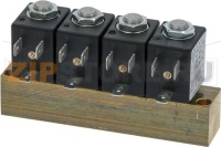 БЛОК ИЗ ЧЕТЫРЕХ ЭЛЕКТРОМАГНИТНЫХ КЛАПАНОВ ODE Ø 1/8" 24В