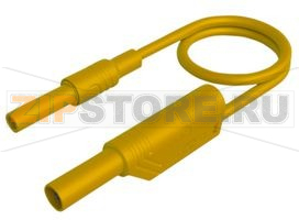 Провод тестовый 1 м, желтый Hirschmann MAL S WS-B 100/2,5 YELLOW 