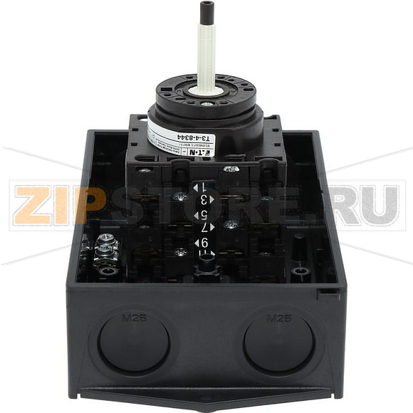 Выключатели главные, T3, 32 A, 4 модуля, 8-полюсн Eaton T3-4-8344/I2/SVB-SW 
