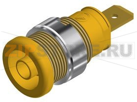 Гнездо 32 А, 1 кВ, желтое Hirschmann SEB 2620 F6.3 YELLOW 