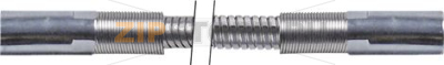 FLEX HOSE INOX 1000 mm ø 1/2 