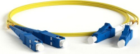 Hyperline FC-D2-9-LC/UR-SC/UR-H-2M-LSZH-YL (FC-9-LC-SC-UPC-2M) Патч-корд волоконно-оптический (шнур) SM 9/125 (OS2), LC/UPC-SC/UPC, duplex, LSZH, 2 м