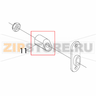Tightener door Fagor AD-48 D Tightener door Fagor AD-48 DЗапчасть на деталировке под номером: 11Название запчасти Fagor на английском языке: Tightener door AD-48 D.