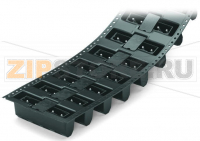 MCS MIDI Classic THR male header; 1.2 x 1.2 mm solder pin; straight; in tape-and-reel packaging; Pin spacing 7.5 mm; 2-pole; black Wago 231-262/001-000/105-604/997-405