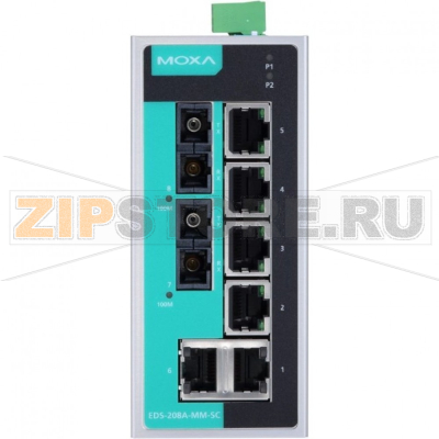 Коммутатор MOXA EDS-208A-S-SC-T 