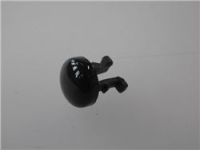 PULSANTE ACCENSIONE NERO P60-90 FRONTALE