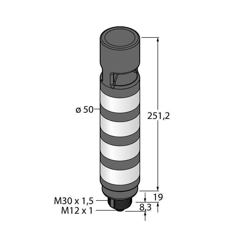 Колонна сигнальная Turck TL50BGYRAOSIQ 