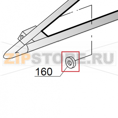 Колесо для корзины DIHR DW014 Колесо для корзины DIHR DW014Запчасть на деталировке под номером: 160Название запчасти на английском языке: Bearing DIHR DW014