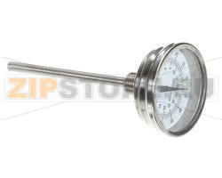 GAUGE,1/4 MPT,REAR STEM 