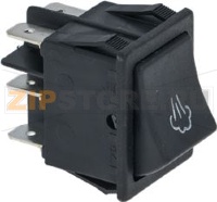 DEVIATORE BIPOLARE NERO 16A 250V