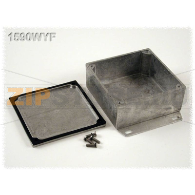 Корпус алюминиевый 92x92x42 мм, серый, 1 шт Hammond 1590WYF 