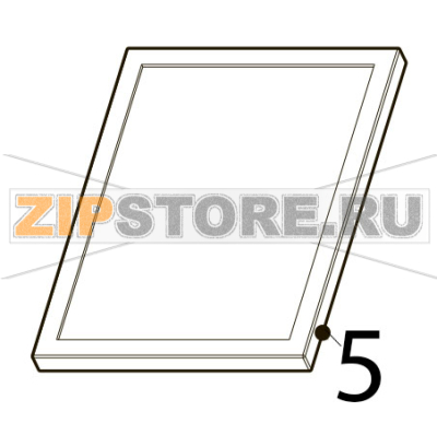 Filtro per induzione Tecnoinox PIN35E7 Filtro per induzione Tecnoinox PIN35E7Запчасть на деталировке под номером: 5