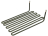 ТЭН Kovinastroj для сковороды Kogast EKP-7/40SL, EKP-T7/40SL, EKP-T7/60, EKP-T9/80, EKP-T9/100, EKP-T9/120 (1.5 кВт)