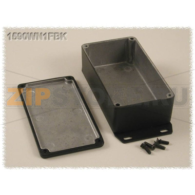Корпус алюминиевый 121x66x40 мм, черный, 1 шт Hammond 1590WN1FBK 